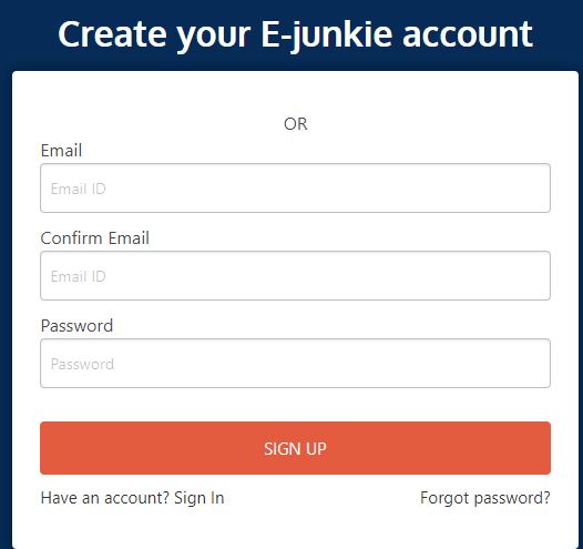 Create Ejunkie Login