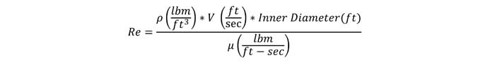 Reynolds number equation