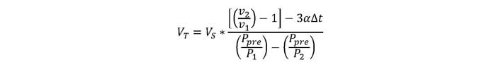 Closed Type Expansion Tank with Bladder Equation.